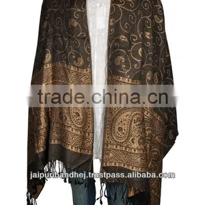 Indian Ladies Winter Wear Pashmina Stoles, Shawls,Dupatta,Scarf thumbnail-1