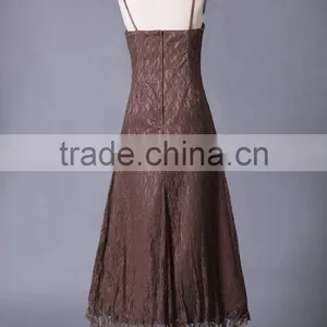 Middle Length Girlish Satin Bridesmaid Dress Party Dress ED 133 thumbnail-2