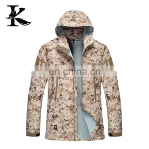 Hardshell Jacket Rain Grey Camo in Stocks thumbnail-4