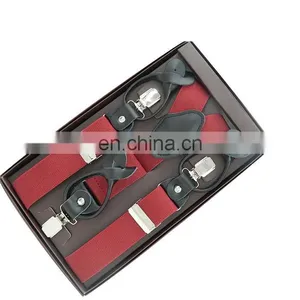 HOT SALE High Quality Men's Braces Suspenders Dual Clips Suspenders thumbnail-4