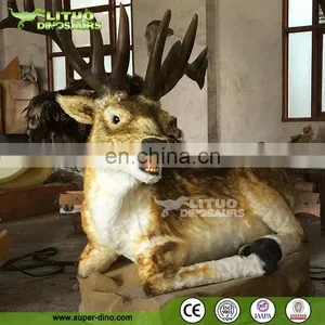 Chrismas Decoration Animatronic Animals Reindeer Model Exhibition thumbnail-1