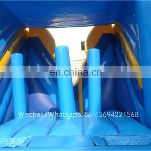 Kids Blue Slide and Castle Inflatable Bouncer Combo 5x4x3m thumbnail-5