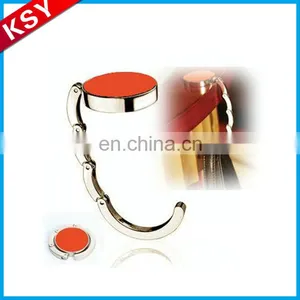 Good Quality Compact Folding Purse Round Shape Bag Hangers Handbag Holder thumbnail-2
