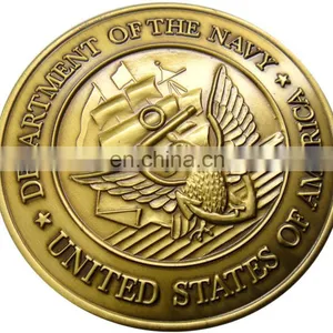 Department of the Navy Metal Military Challenge Coins thumbnail-1