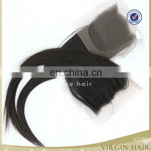Brazilian Virgin Hair Bundles With Lace Closure thumbnail-3