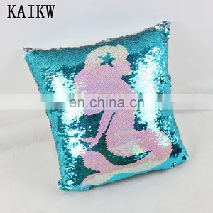 Custom New Fashion Headboard Bed Car Sequin Pillow Plush Cushion thumbnail-2