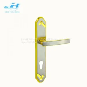 SN/GP Steel Lever Handle Mortise Lock Door Handle With Cylinder Hole Used in Wooden Door or Bathroom thumbnail-2
