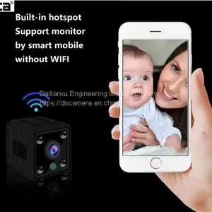 Super Mini HD WIFI Audio IR Camera With Rechargeable Battery Support 128G SD Card and Remote Control by APP P2P Move Detection thumbnail-3