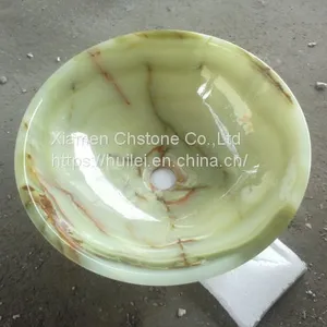 Green Onyx Wash Basins,Green Onyx Bathroom Sinks,Stone Basins thumbnail-1