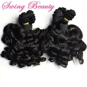 100% Natural Remy Human Hair Weaving Bundles Extensions Fumi Curly thumbnail-3