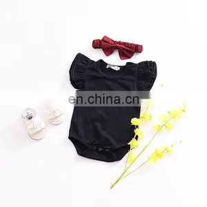 Summer Short Sleeveless Baby Clothes Toddlers Romper Kids Clothing thumbnail-3