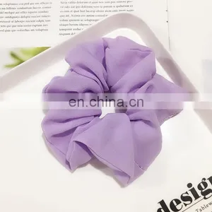Classical Design Women Hair Accesorios Pelo Female Hair Tie Scrunchie Ponytail Hair Holder Rope Chiffon Headwear thumbnail-6