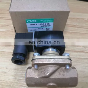 CKD Brass Water Solenoid Valve ADK11-15A-03A thumbnail-5