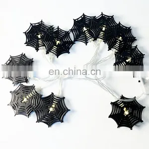 Halloween Lights Hot Selling High Quality Indoor Led String Printing Scary Spider Web Light for Holiday Pendant Decoration thumbnail-1