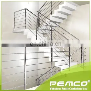 PEMCO Railing Fitting Stainless Steel Exterior Stair Railing Design thumbnail-6