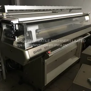 SES 122S 12G UP SCREEN SHIMA SEIKI Computerized Flat Knitting Machine Woolen Knit Sweater thumbnail-1