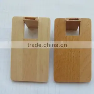 Wholesale Eco-friendly Antivirus Wooden Credit Card Usb, Wooden Credit Card Usb Flash Drive thumbnail-2