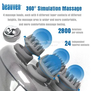 Rechargeable Waterproof Head Scalp Electric Massager Head Massager thumbnail-3
