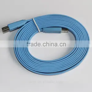 Flat-type Design Multicolour USB 2.0 Printer Cable A TO B , 2.0 Extension USB Printer CABLE thumbnail-1