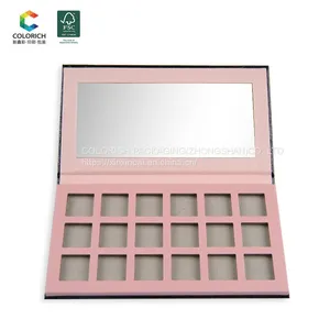Makeup Eyeshadow Palette Private Label Custom Logo Palette Packaging Diy Eyeshadow Empty Palette thumbnail-1