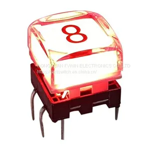 Broadcasting Front Panel Illuminated Push Button Switch thumbnail-1