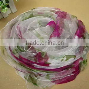 NC012 Ladies SQUARE Chiffon 105CM*105CM NECK SCARF Gauze Scarf thumbnail-1