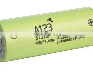 Non Phosphate A123 Battery Cell 2.5Ah 26650 thumbnail-1