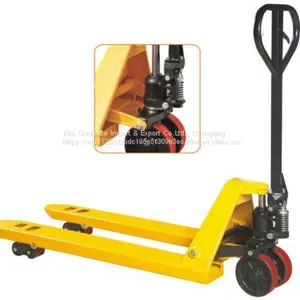 Hand Pallet Truck DF New 2.5 Ton/3 Ton/2000kg/2500kg/3000kg Steering Wheel With Hydraulic/Heavy Duty Hand Operated Pallet Lift/Manual Forklift Truck for Material Handling/Warehouse thumbnail-1