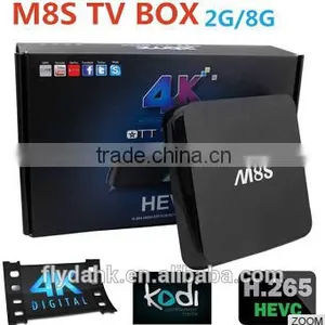 M8S Android TV Box 2G/8G Dual Band 2.4G/5G Wifi Android 4.4 Amlogic S812 Chip 4K XBMC Full HD Smart tv Media Player m8 thumbnail-1