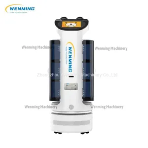 Food Delivery Robot Service Robot In Restaurant Waiter Robot Waiter For Restaurant Intelligent Robot thumbnail-2