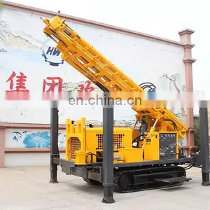 300M Deep Portable Water Well Drilling Rig With Hydraulic Drilling Rig and Mud Pump thumbnail-2