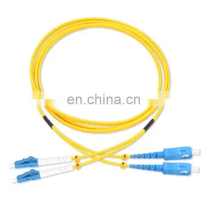 LC SC SM Duplex 2.0mm 3.0mm OS2 Single Mode G652D G657A Fiber Patch Cords PVC/LSZH thumbnail-1