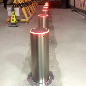 UPARK Automatic Remote Control Parking Bollard With UGST-4 Retractable Pedestrian Barriers for Residential Courtyards thumbnail-4