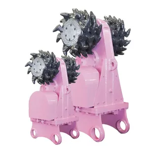 Procurement Festival Mini Excavator Asphalt Milling Attachment Cement Pavement Drum Cutter thumbnail-1