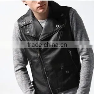 Sheep Leather Vest Supplier thumbnail-1