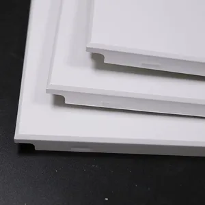 Customized Size Beautiful Design Aluminum Square Ceiling Tiles Metal thumbnail-3
