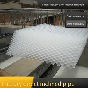 Installation Method of Inclined Tube Packing for Sand Removal in Sedimentation Tank, With a 50mm Aperture and 0.6mm Thickness Hexagonal Honeycomb Inclined Plate thumbnail-3
