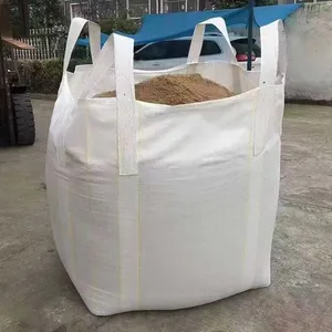 White PP Ton/Jumbo Bag for Plastic Recycling Industrial-grade Packaging Bags Strong and Durable thumbnail-3