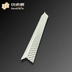 Zhe Tong Small Boss Plaster Angle Beading White PVC Gypsum PVC Corner Bead 1-1/4'' PVC Comer Bead for Drywall thumbnail-1