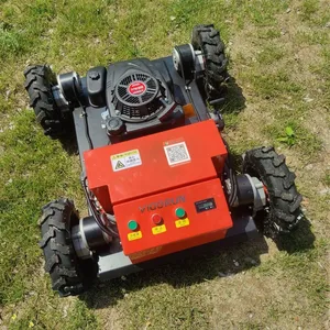 Petrol 550Mm Cutting Width 200 Meters Long Distance Control Remote Control Lawn Mower With Wheels thumbnail-4