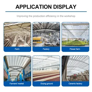 FRP Corrugated Transparent Conservatory Daylighting Roof Tiles Thin Greenhouse Tiles With Bending & Welding Services thumbnail-5