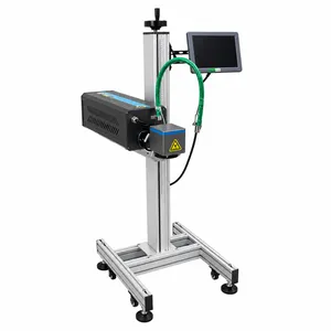 GCA Series 30W Flying CO2 Laser Marking Machine for Date Batch Logo QR Code Barcode Marking thumbnail-3
