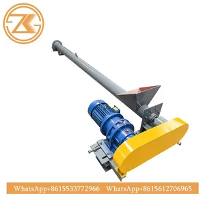 Steel Shaftless U-Trough Screw Conveyor, Tubular Fly Ash Auger Lifting Machine, Customizable Size & Capacity thumbnail-4