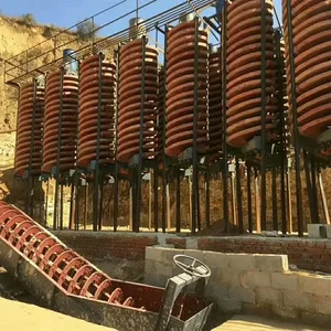 Linsmining Gold Mines Separator Gold Gravity Separator Machine Gold Spiral Concentrator Chute thumbnail-4