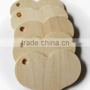 Christmas Ornament Wood Gift Tags Blank Wooden Tags for Wine, Decor, Weddings thumbnail-1