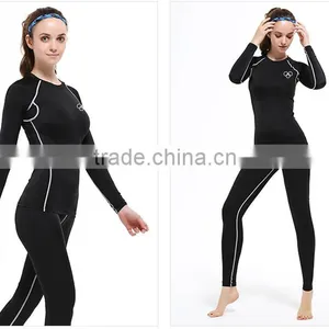 (OEM/ODM Factory)Custom Supplex Women Fitness Activewear Wholesale Activewear Compression Wear thumbnail-3
