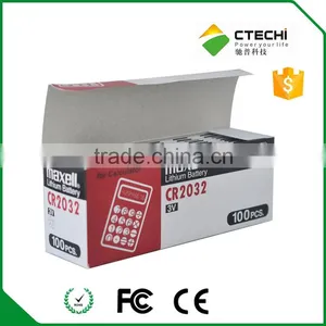 Maxell CR2032 Coin Lithium Battery 3V With Card/blister Battery, 5pcs in a Set thumbnail-5