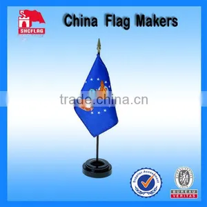 Custom Polyester 4"x6" Table Flag For Sports thumbnail-1