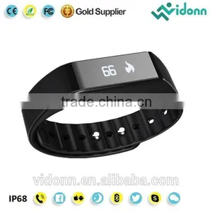 Original Manufacturer Vidonn X6S IP68 USB Charging Step Counter Calorie Burnt Android IOS Compatible Smart Bracelet With Sdk thumbnail-4