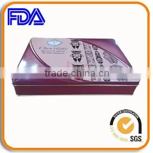 High Quality Elegant Empty Chocolate Tin Box thumbnail-1
